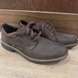 Ecco Turn GTX Plain Toe Nubuck Leather Oxfords size EU 45 / US 11/11.5